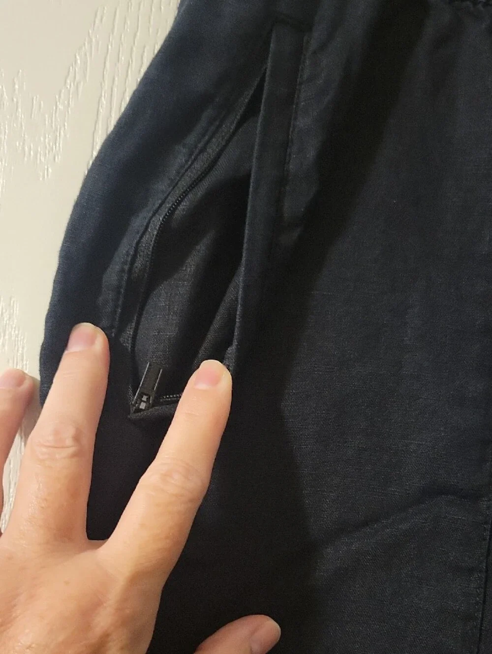 Athleta Black Women's Linen Pants